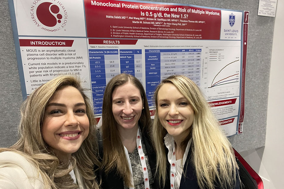 Hematology oncology fellows at the 2023 ASH annual meeting.