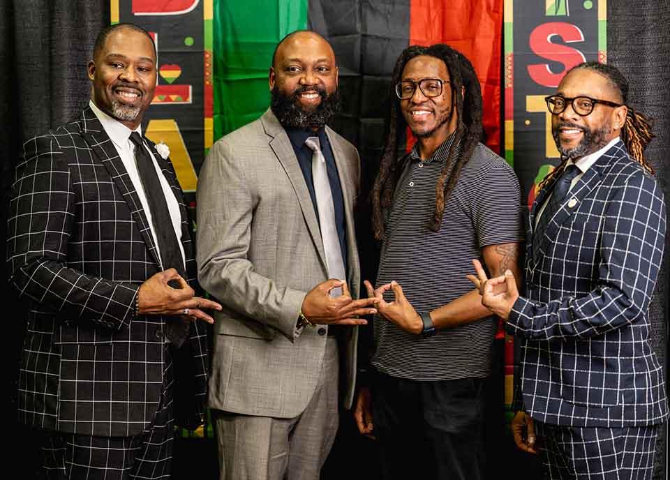 Attendees at the fourth annual Black History Month Celebration and Awards Ceremony pose for a picture. Submitted photo.