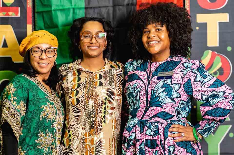 Attendees at the fourth annual Black History Month Celebration and Awards Ceremony pose for a picture. Submitted photo.