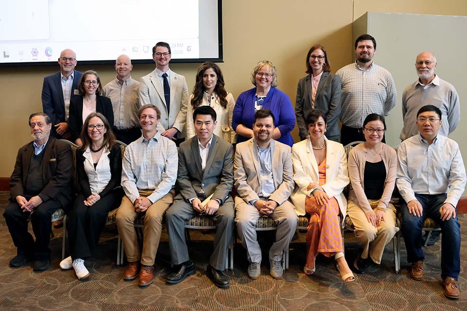The 2026 Scholarly Works and Grant Winners honorees were recognized on Wednesday April 29, 2026. Photo by Joe Barker.