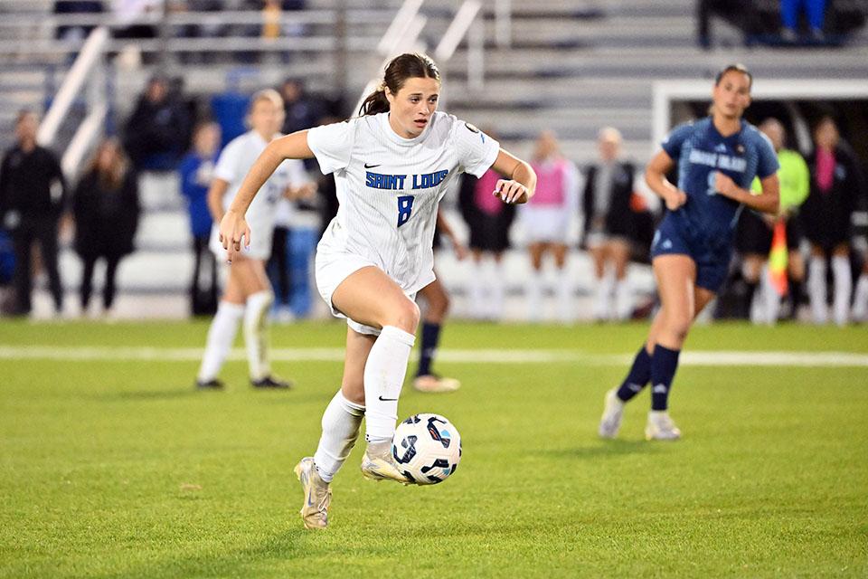 Get HER in the Game supports Saint Louis University's women's athletic programs and student-athletes. 