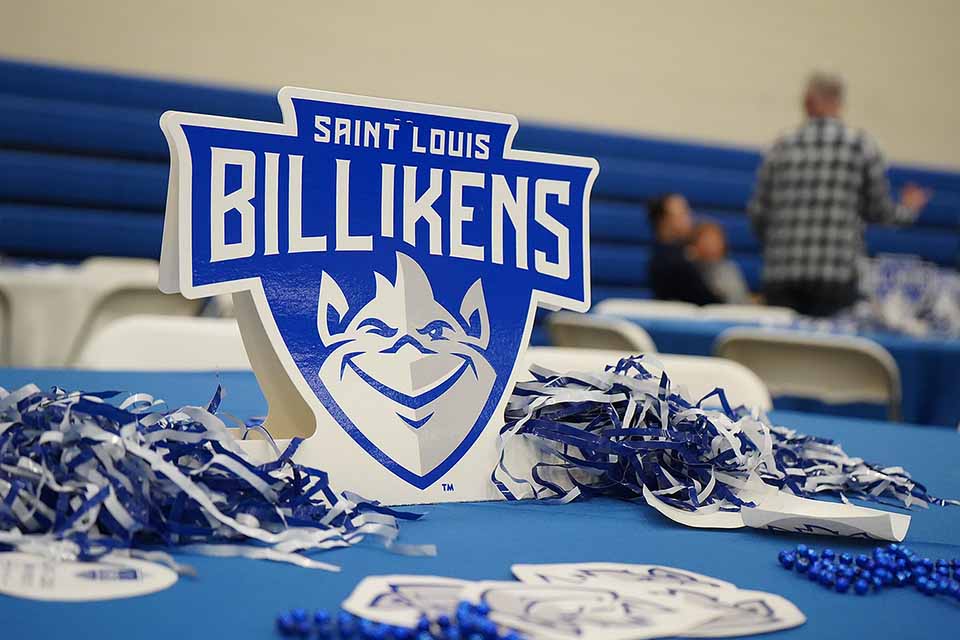 A table at 2025 Alumni Fan Fest.