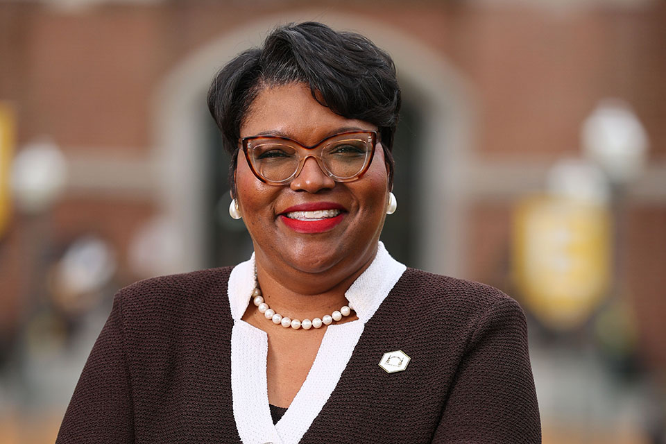 LaTonia Collins Smith poses for a photo.