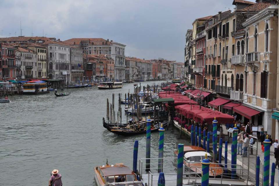 View of a Venice canal.