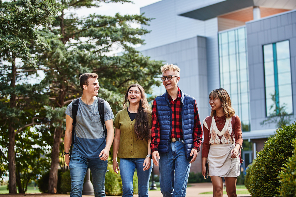 Will and friends on campus at SLU