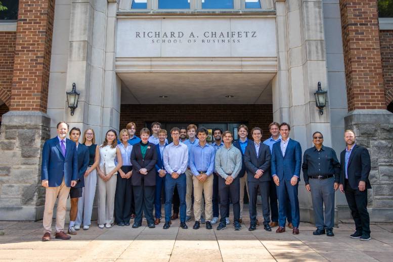 Members of the 2025 APM cohort pose for a picture