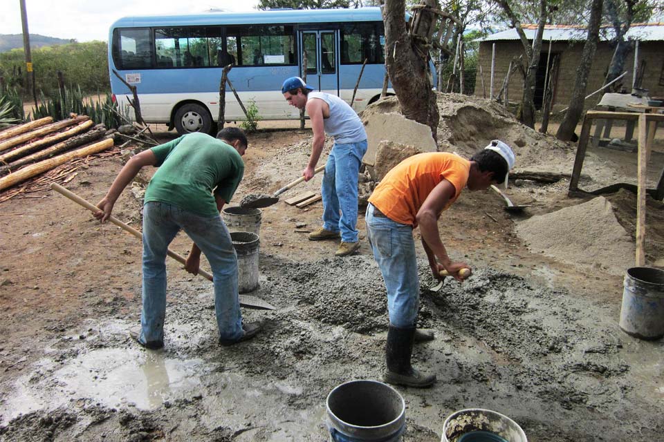 Students perform service in Honduras