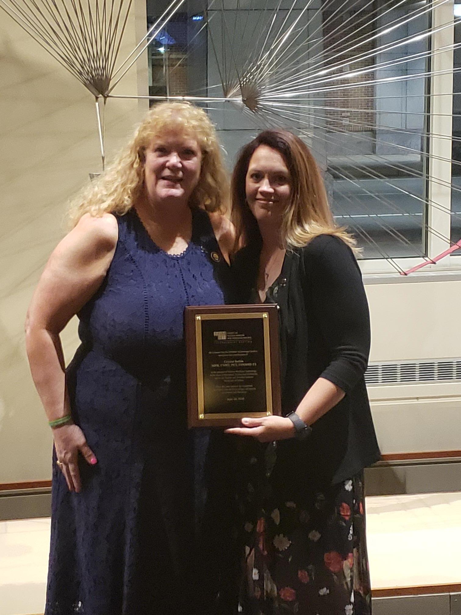 Crystal Botkin Receives Award