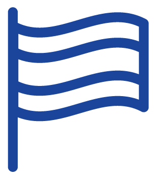 Icon of a flag