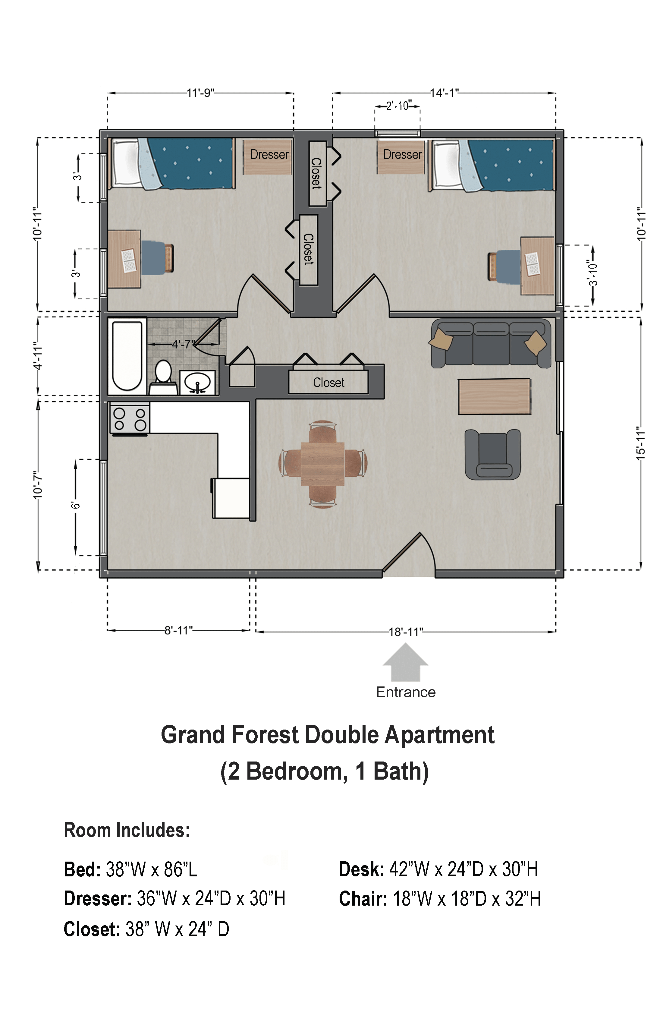 Grand Forest Apartments : SLU