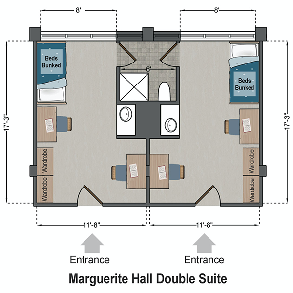 Marguerite Hall Double Deluxe