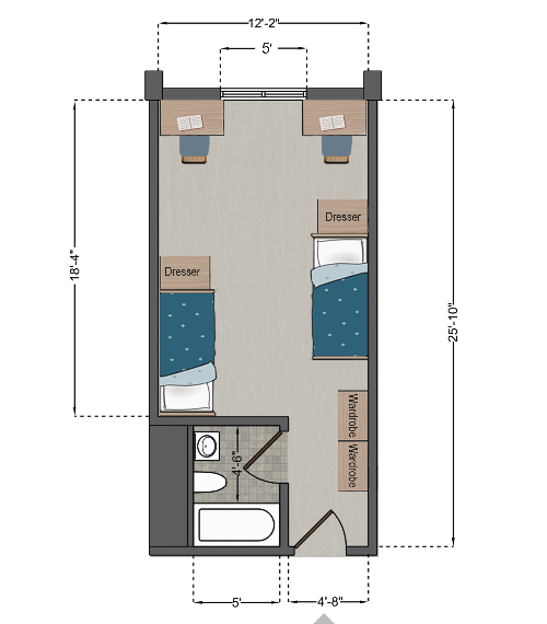 Reinert Hall Double Deluxe