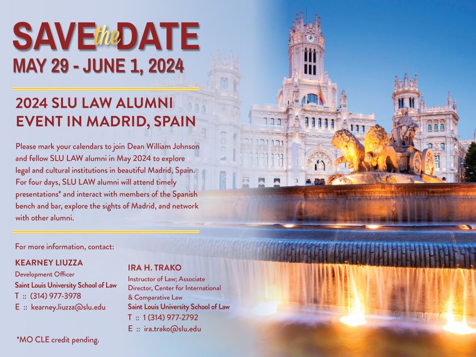 Save the Date for the 2024 Madrid Alumni Trip