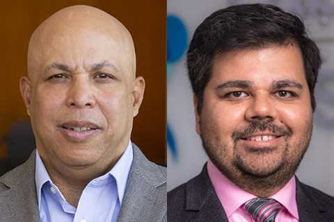 After visiting in the fall, Michael Duff will join the faculty in a permanent role; A noted health law scholar, Michael Sinha will join the faculty in the fall semester.
