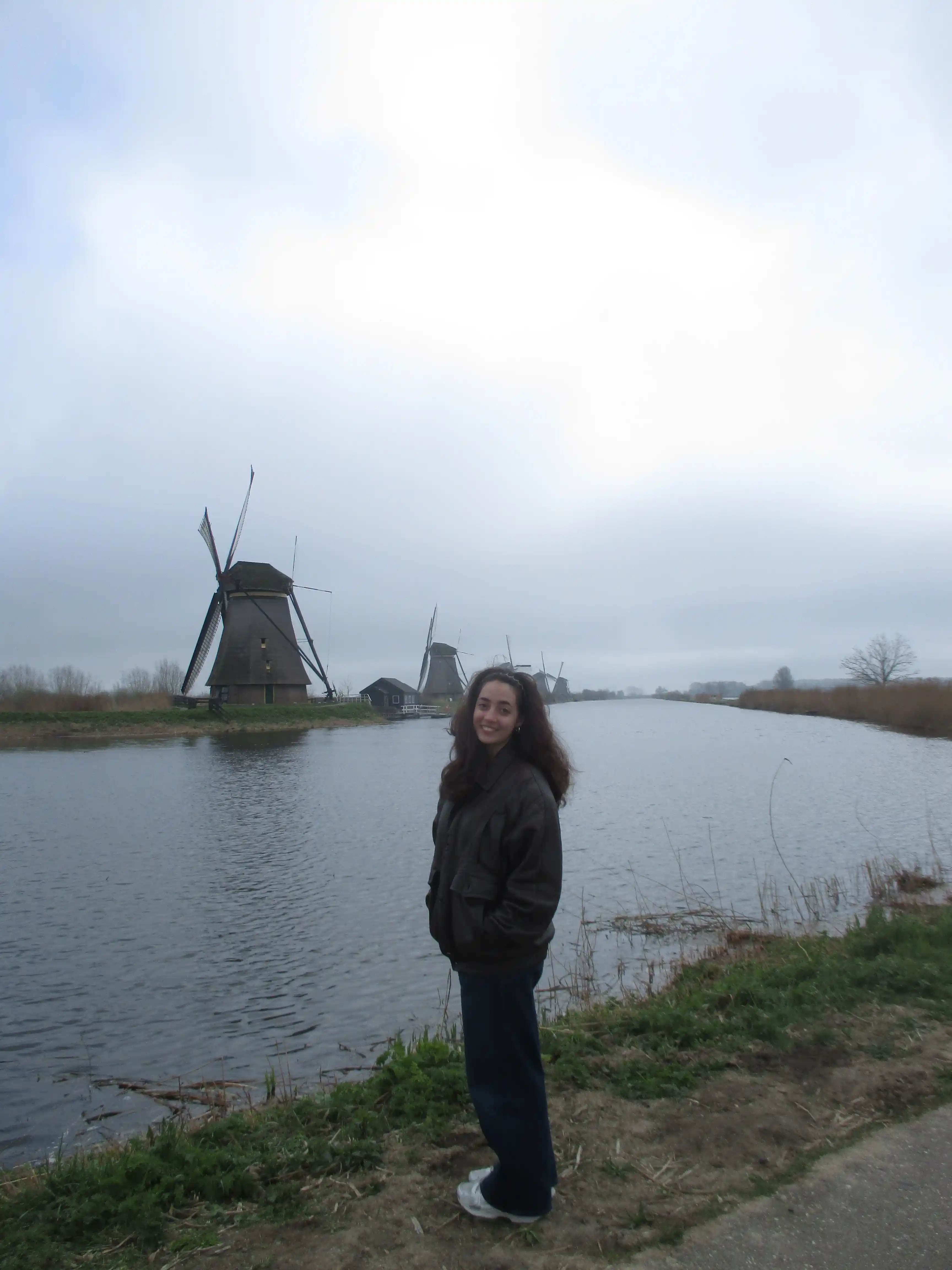 emily standing near the water