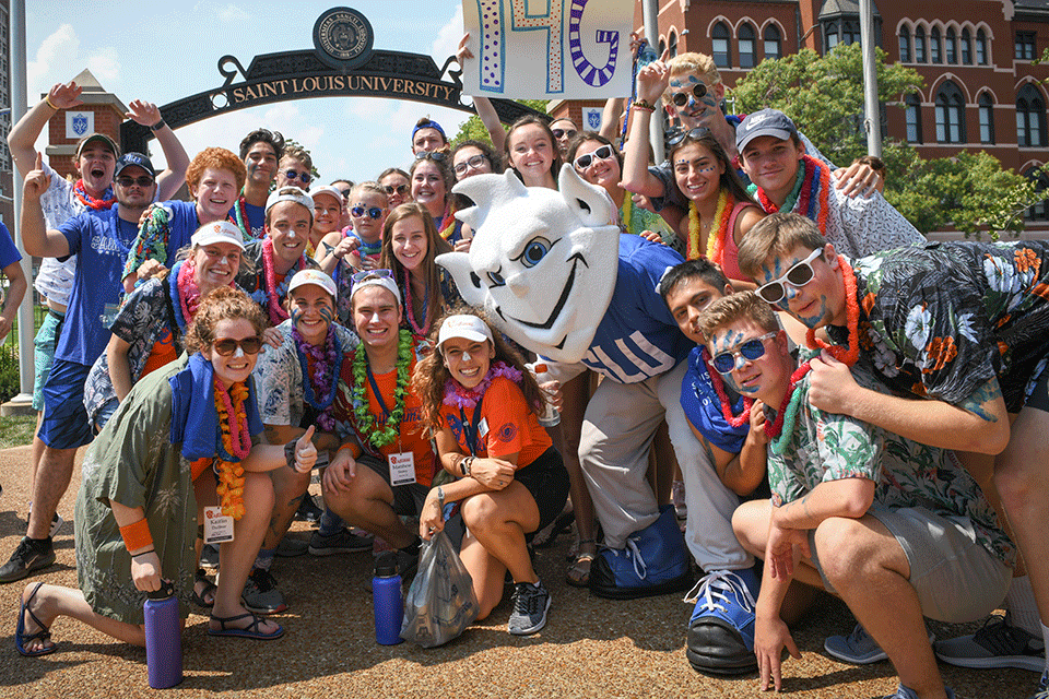 SLU's Fall Welcome is a great opportunity for students to meet new people and make new friends.