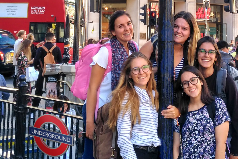 Marketing students in London