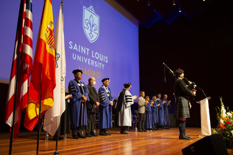 SLU-Madrid Celebrates Class of 2022 Commencement at Reina Sofía Museum