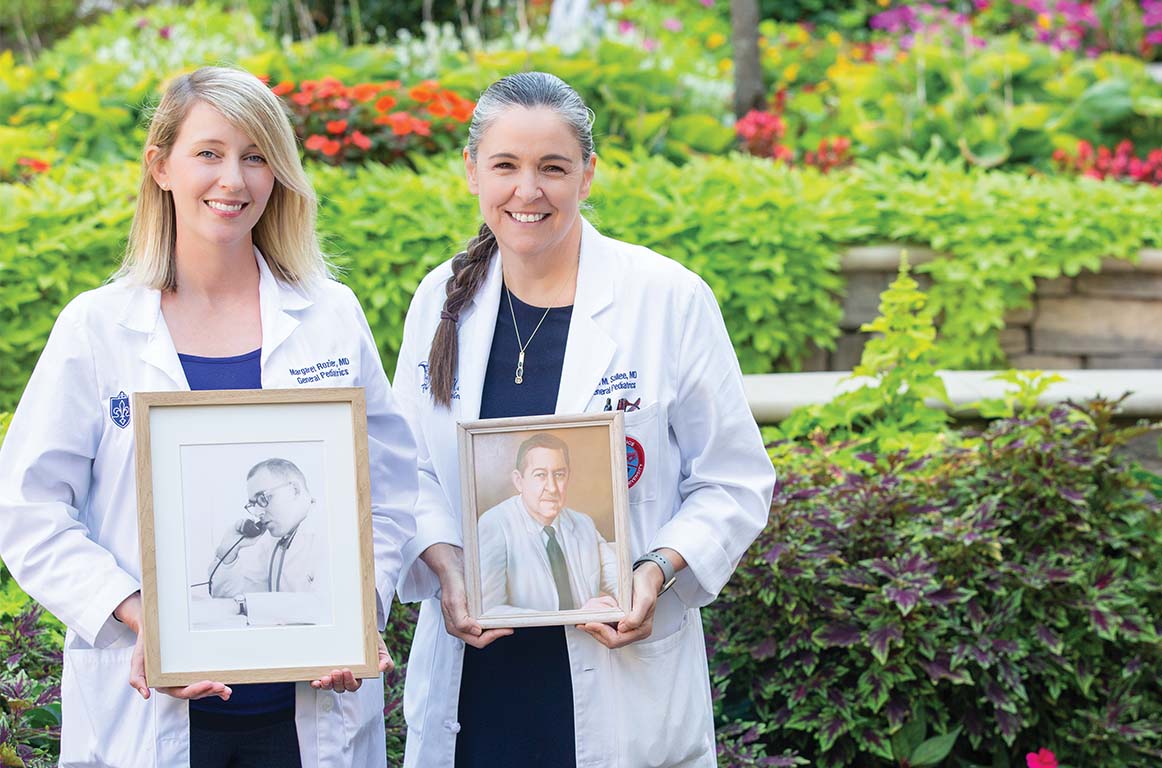 Pictured left to right: “Molly” Rozier Chen, M.D. and Heidi Sallee, M.D.