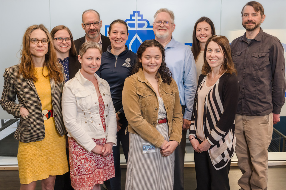 A group photo of the Research Divison of Family and Community Medicine