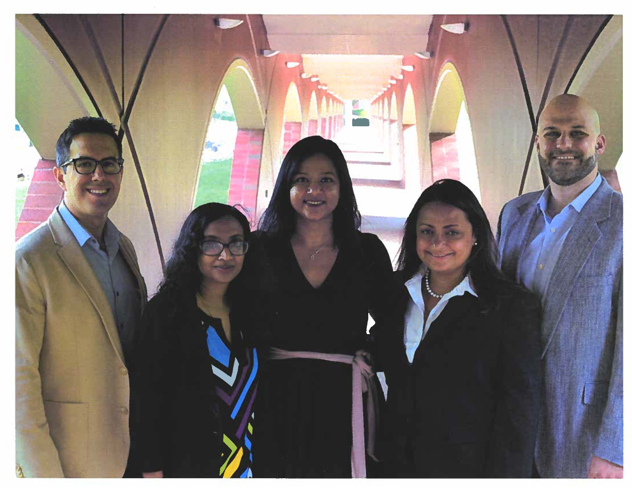 2019 graduates Bujanda, Narayanan, Desai, Jani, and Goldkamp 2019 graduates Bujanda, Narayanan, Desai, Jani, and Goldkamp