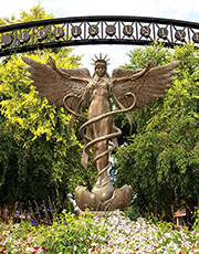 An Image of the Mercy Gateway on south campus An Image of the Mercy Gateway on south campus