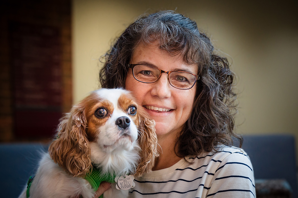 Research led by Margaret Bultas, Ph.D., professor at SLU’s Trudy Busch Valentine School of Nursing, has found that integrating a therapy dog into the classroom increases mental health support for nursing students. 
