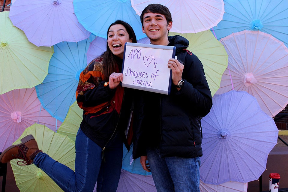 Students get excited for Showers of Service