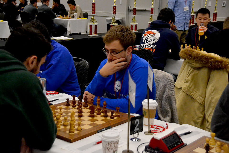 Grandmaster graduate student Yaroslav Zherebukh