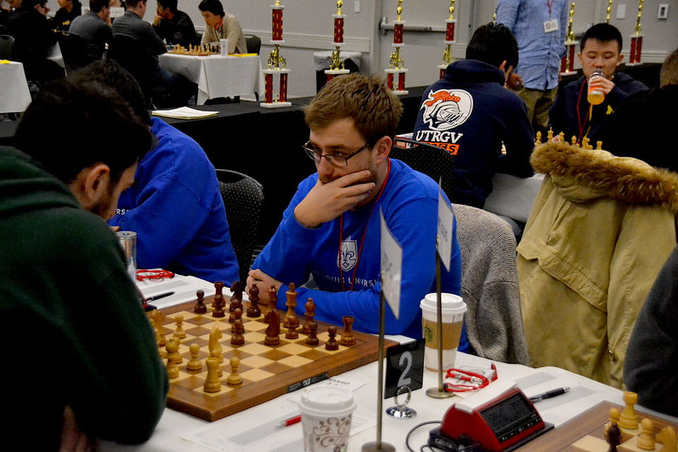 Grandmaster graduate student Yaroslav Zherebukh