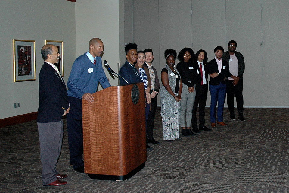 Robert O. Motley Jr., a McNair Scholars Program alumnus from Northeastern Illinois University and current Washington University doctoral candidate.