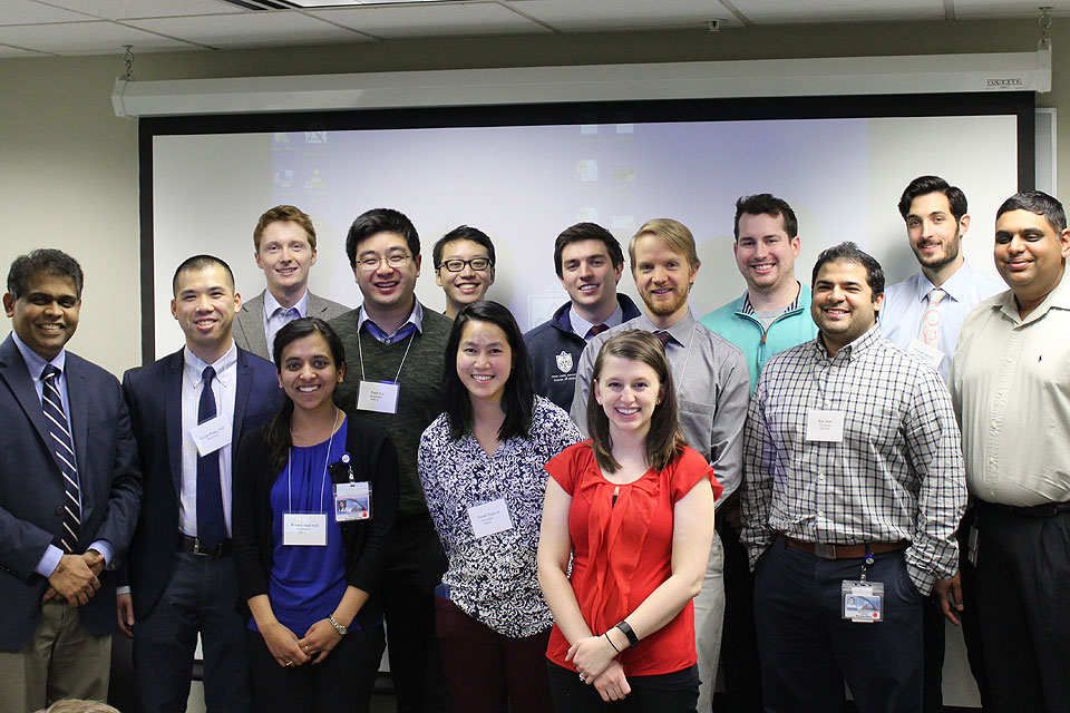 Radiology case contest participants and faculty