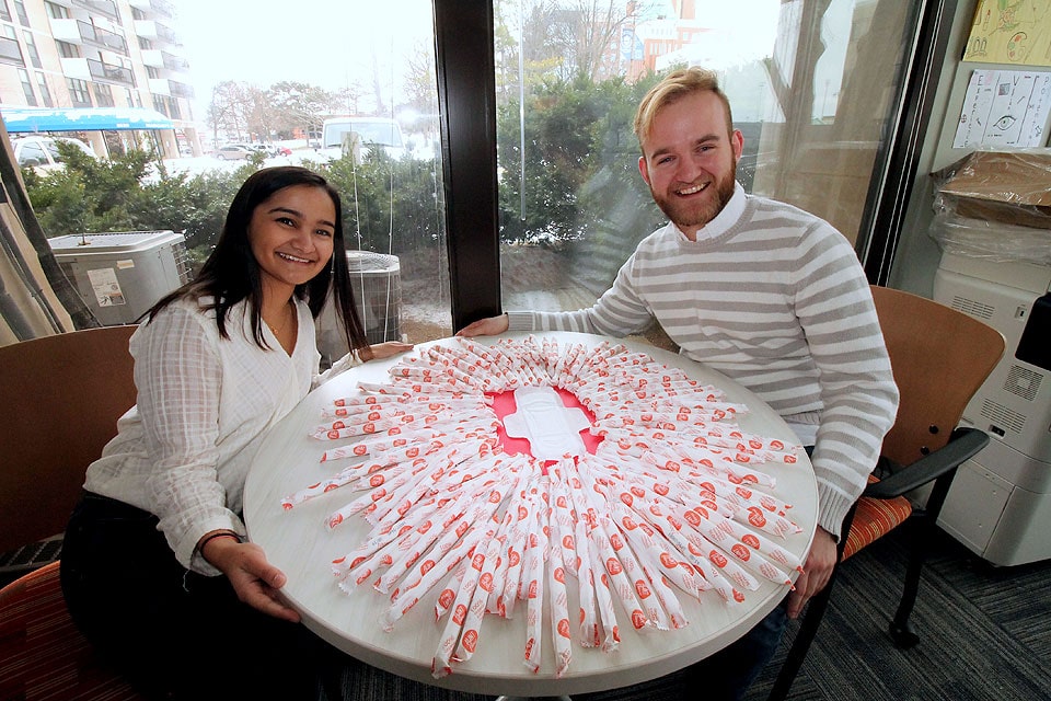 Shanaya Shah and George Tharp