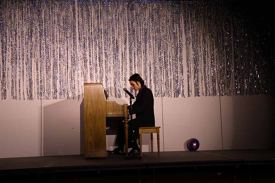 Pianist Nhan Nguyen performed “Libertango” by Astor Piazzolla at the International Talent and Gala Night. Photo by Mariah Slaughter.