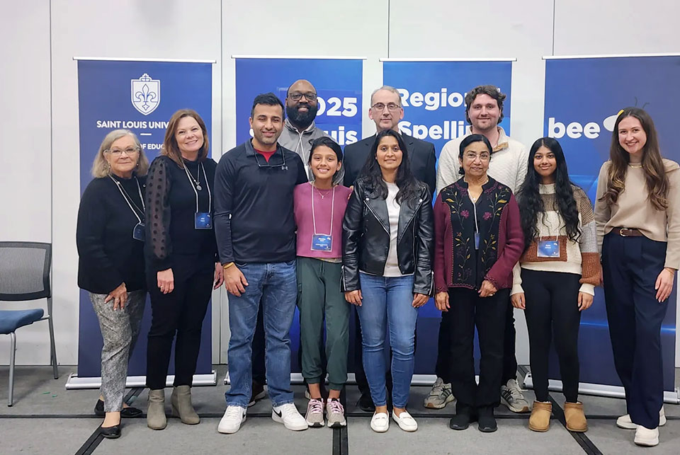 SLU hosted the 2025 St. Louis Regional Spelling Bee. 