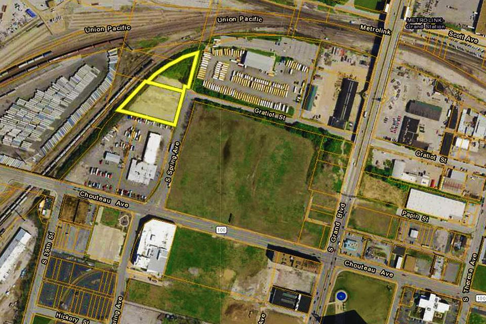 Map showing the location of Ameren's property donation