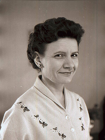 Mary Bruemmer, SLU alumna and future legend, seen here in the 1950s. SLU archival photo