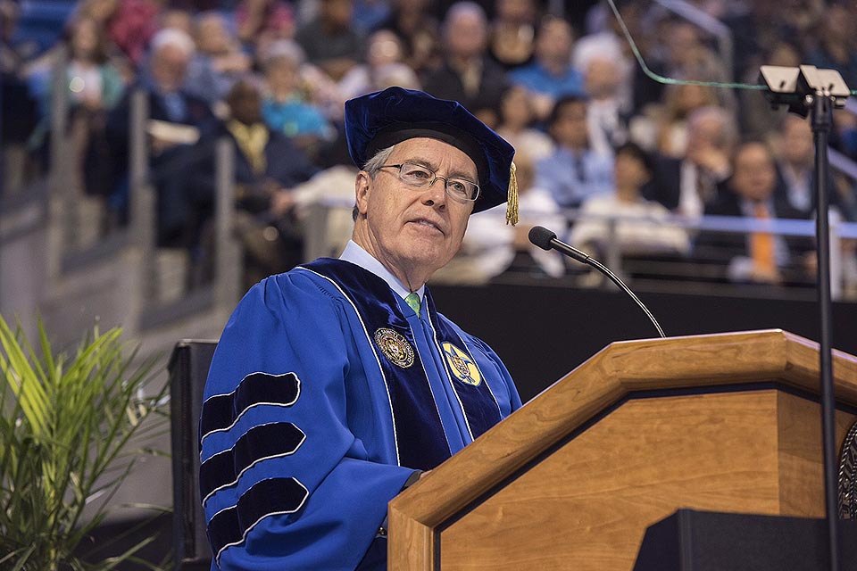  U.S. Ambassador to Ireland Kevin F. O'Malley, a two-time SLU alumnus, offers advice to this year's graduates.