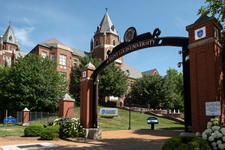 Gate in front of Cook Hall. 