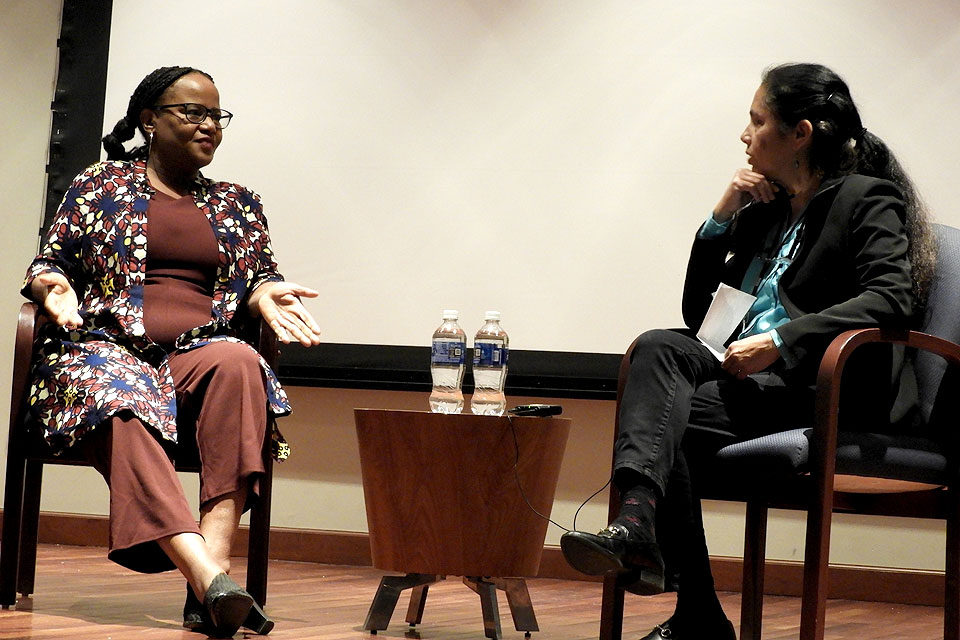 Edwidge Danticat with Joya Uraizee, Ph.D.