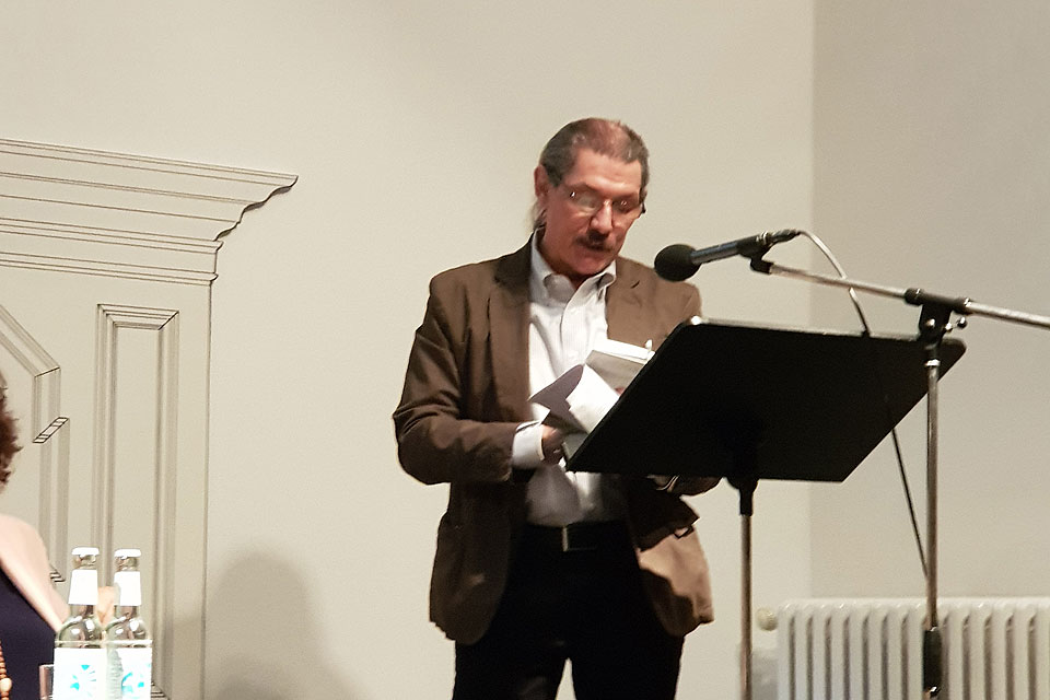 Gregory Divers, Ph.D., reads recently translated poems by a German-Jewish expressionist, Jakob van Hoddis.