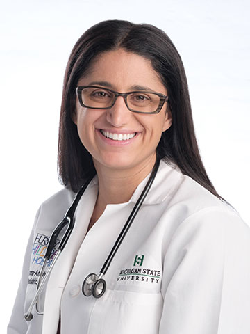 A headshot of Dr. Mona Hanna-Attisha.