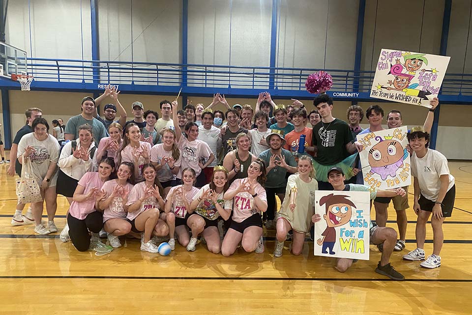 The 2023 Greek Week Champions were Sigma Chi and Zeta Tau Alpha. Photo submitted.