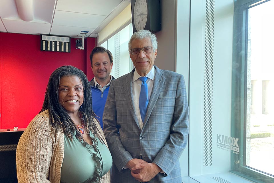 Saint Louis University President Fred P. Pestello, Ph.D., joined KMOX Radio in the studio Thursday to discuss SLU, St. Louis and higher education.