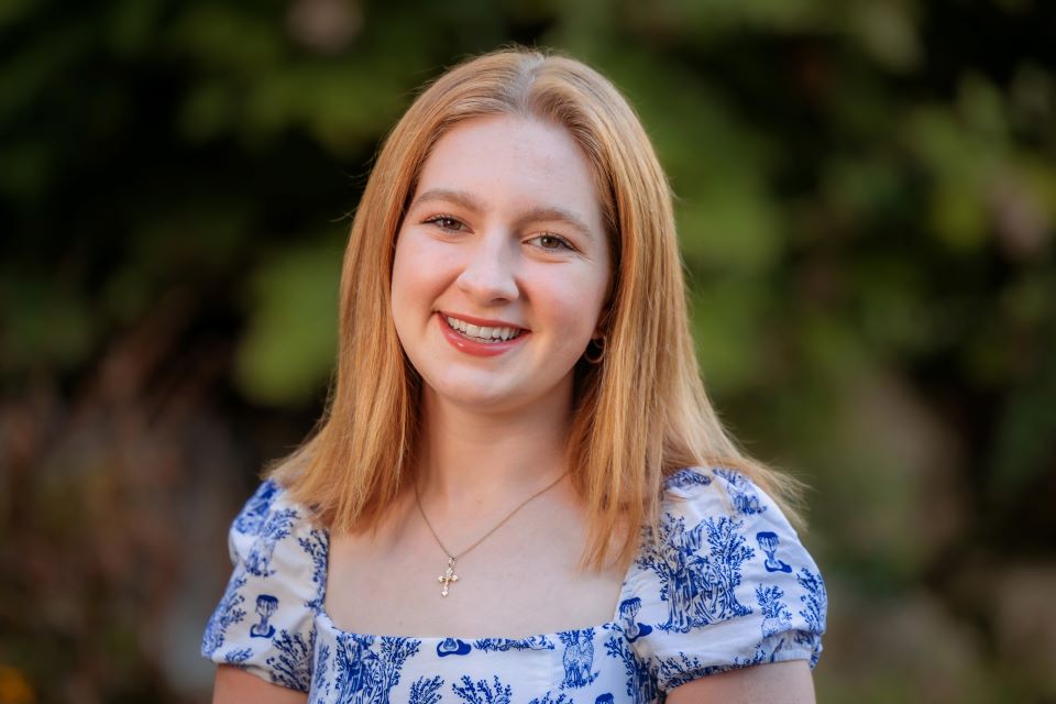 Saint Louis University senior Grace LoPiccolo shared her personal leadership journey at the 2025 Ignatian Family Teach-In for Justice. The event, held annually in Washington, D.C., is the nation’s largest Catholic social justice advocacy day.