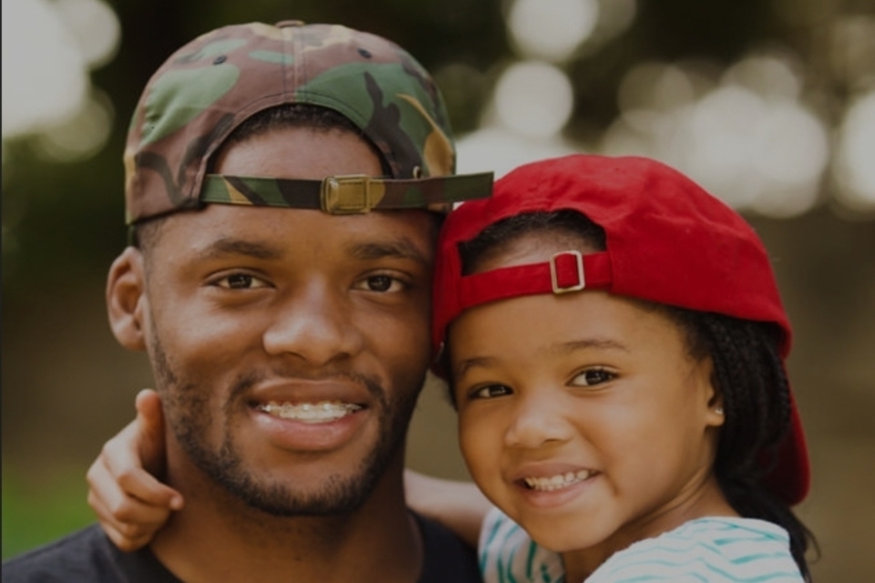 DPS Office Joshua Johnson and his daughter, Kori.