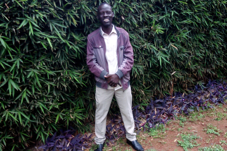The Saint Louis University-Jesuit Worldwide Learning (SLU-JWL) program offers remote bachelor's degrees to international students displaced by conflict, lack of opportunity, and poverty in places such as refugee camps in Kenya and Malawi. One student, Dictor Olame, reflected on his experience as a SLU student in the Kakuma refugee camp in North-Western Kenya.