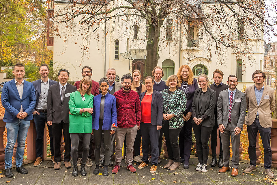 SLU political scientist Nori Katagiri, Ph.D. (third from left) joins other scholars and officials from the Dutch Ministry of Defense at a working group in Amsterdam. Submitted photo