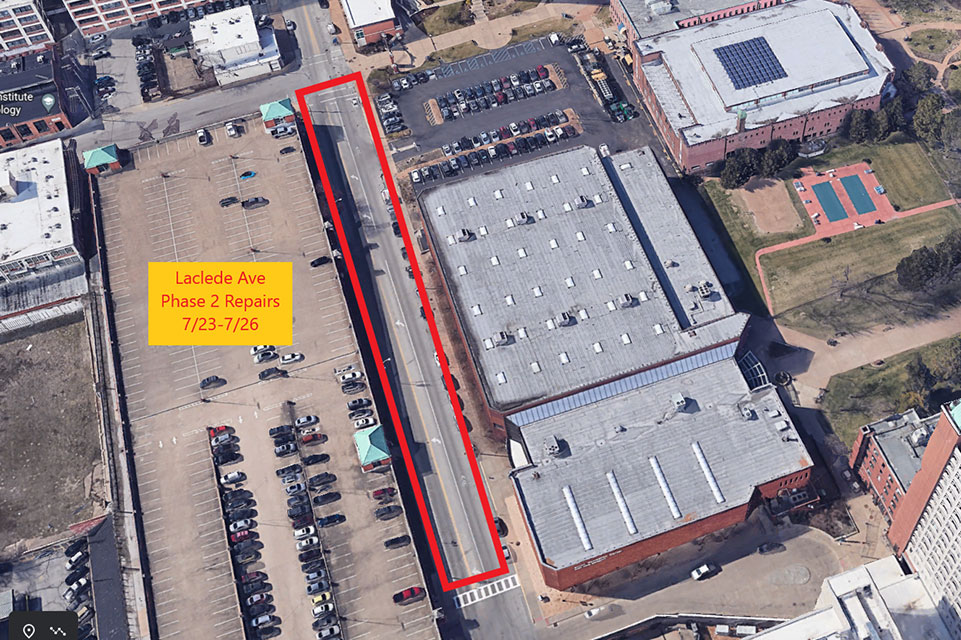 Laclede Avenue phase two work begins July 22. 