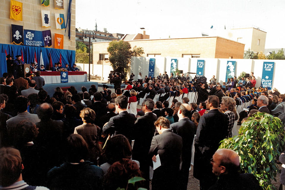 A gathering at SLU-Madrid